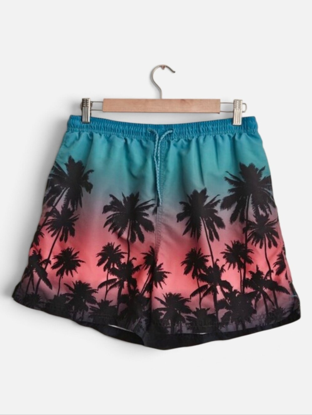 Mens Swim Trunks Size Medium Tropical Colorful